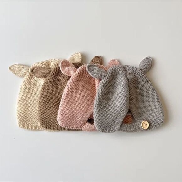 Very Cute Pink Baby Deer Hat Size 6-24 Months - Picture 2 of 2